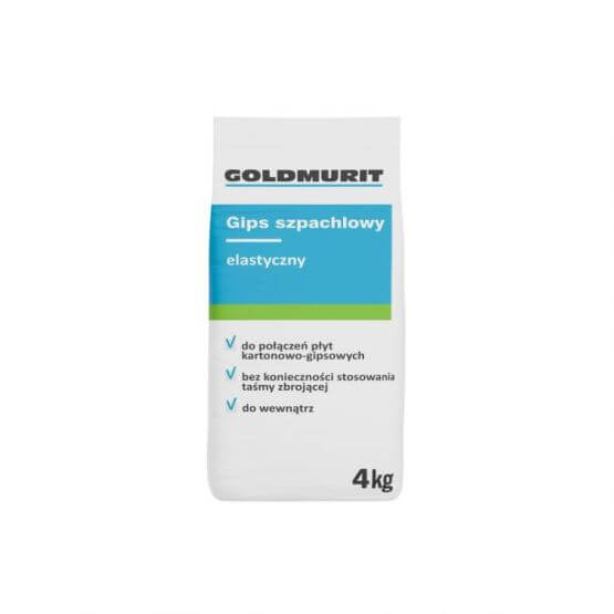 Gips Szpachlowy Elastyczny 4kg Goldmurit