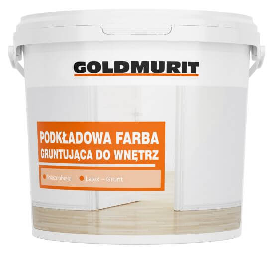 Podkładowa Farba Gruntująca Do Wnętrz 5L Goldmurit