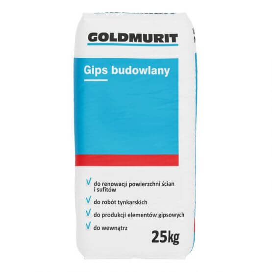 Gips Budowlany 15kg Goldmurit