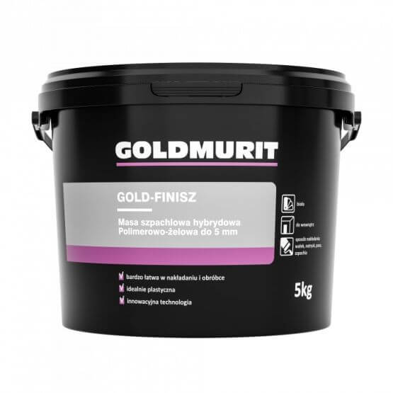 Masa szpachlowa hybrydowa GOLD-FINISZ 5kg Goldmurit