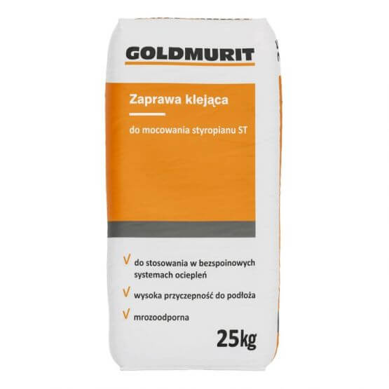 Zaprawa Klejąca Do Mocowania Styropianu ST 25kg Goldmurit