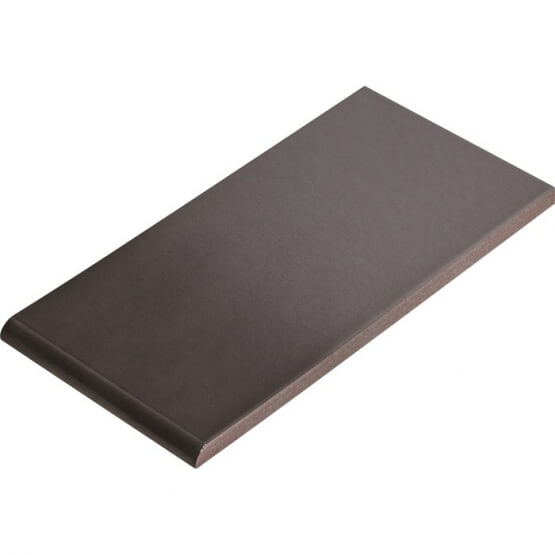 Parapet Grafitowa Szkliwiona 13,5x24,5 Cerrad