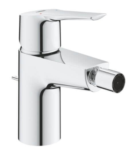 Jednouchwytowa bateria bidetowa rozmiar S z zestawem odpływowym z drążkiem pociąganym Start FastFixation 32560002