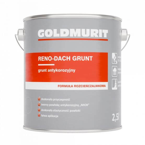 Grunt Antykorozyjny Reno Dach 2,5 L Goldmurit