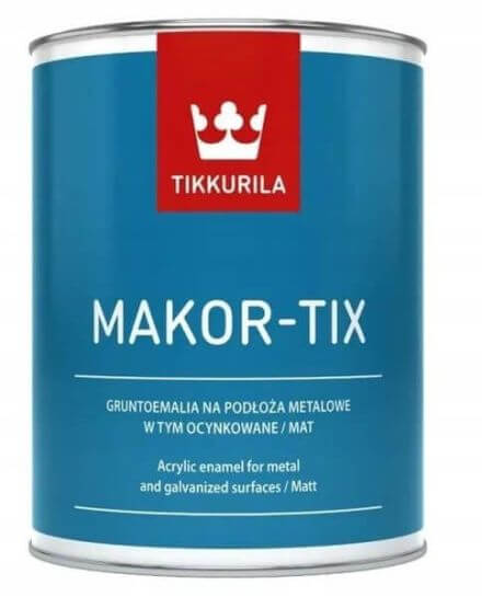 Gruntoemalia Akrylowa Makor-Tix Brąz Czekoladowy 3L Tikkurila