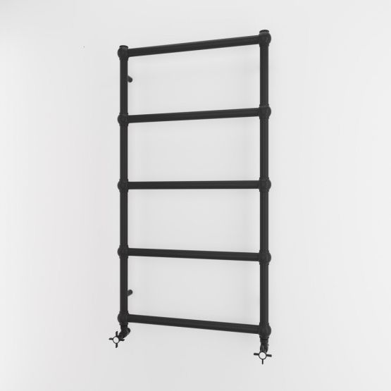 Grzejnik Awena Retro 3 530x969 Czarny Mat G0035309695 Imers