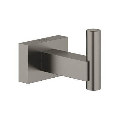 Haczyk Na Płaszcz Kąpielowy Essentials Cube Brushed Hard Graphite 40511AL1 Grohe