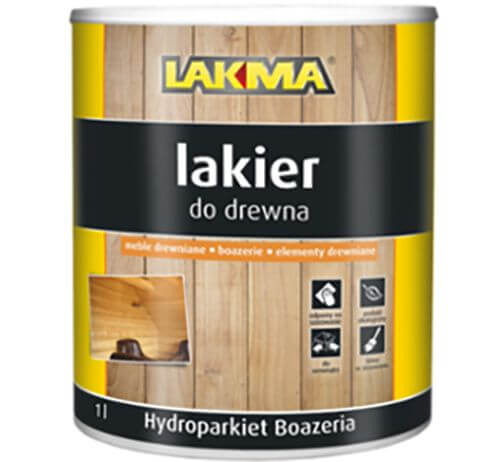 Lakier Hydroparkiet Połysk 5L Lakma