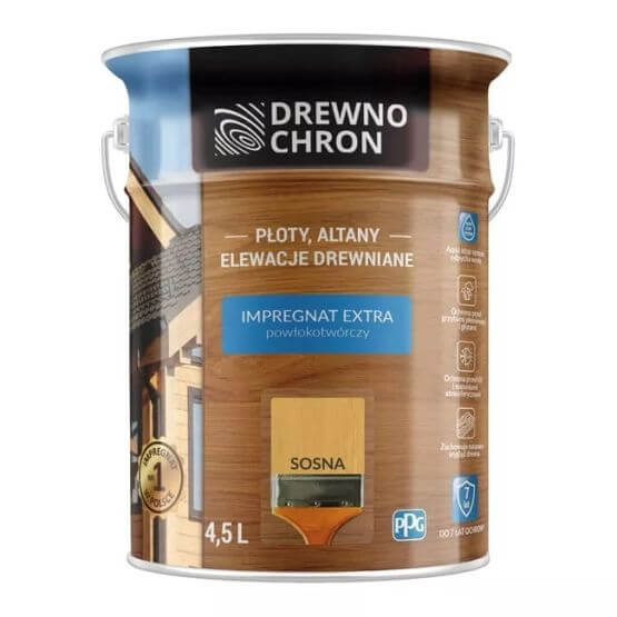 Impregnat Extra Powłokotwórczy Sosna 4,5L Drewnochron