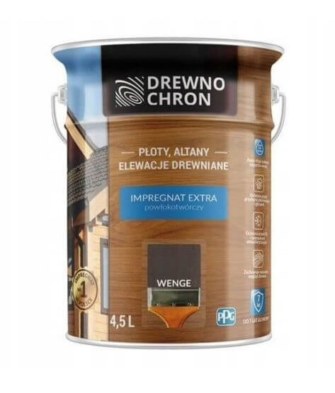 Impregnat Extra Powłokotwórczy Wenge 4,5L Drewnochron