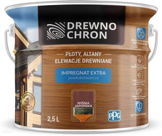 Impregnat Extra Powłokotwórczy Wiśnia Japońska 2,5L Drewnochron