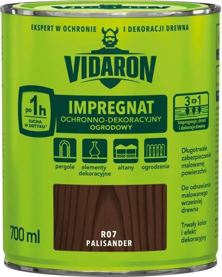 Impregnat Ochronno Dekoracyjny Ogrodowy Palisander R07 700 ml Vidaron