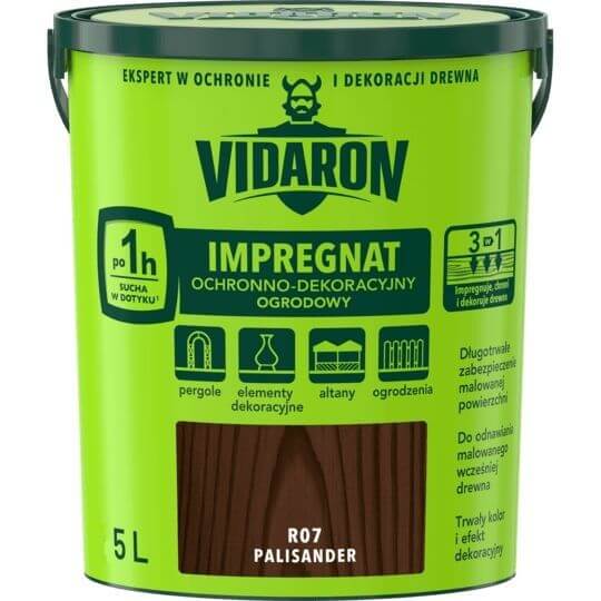 Impregnat Ogrodowy Palisander R07 5 L Vidaron