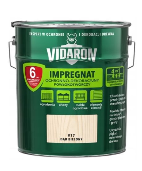Impregnat Powłokotwórczy Vidaron 5L Bielony V17 Vidaron