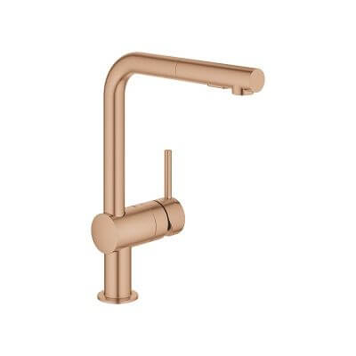 Jednouchwytowa Bateria Zlewozmywakowa Minta Brushed Warm Sunset 30274DL0 Grohe