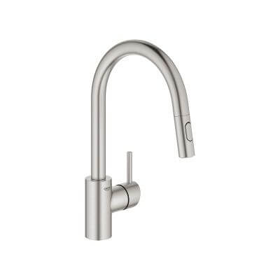 Jednouchwytowa Bateria Zlewozmywakowa Concetto Stal Nierdzewna 31483DC2 Grohe