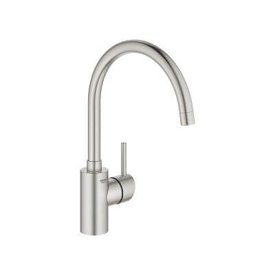 Jednouchwytowa Bateria Zlewozmywakowa Concetto Stal Nierdzewna 32661DC3 Grohe