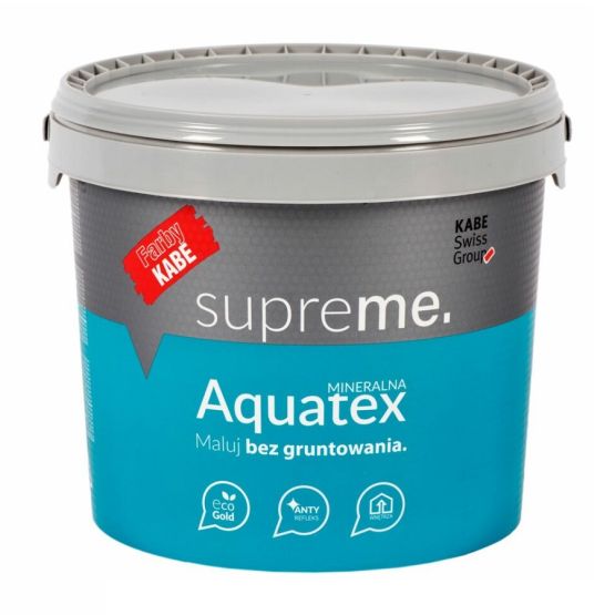 Farba Aquatex Baza A Biała 3L Kabe