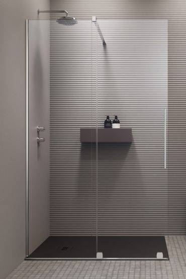 Kabina Prysznicowa Walk-In 80 Lewy Furo Chrom 10106438-01-01L+10110394-01-01 Radaway
