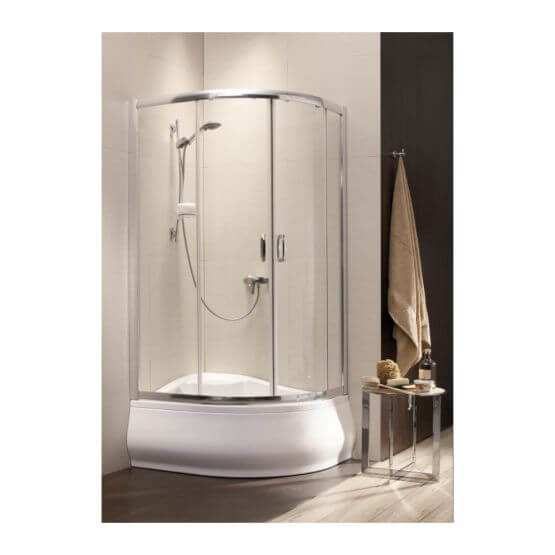 Kabina Asymetryczna Premium Plus Szkło Grafitowe 1700 E 100x80 30481-01-05N Radaway