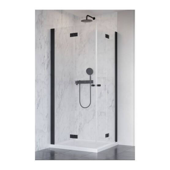 Kabina Nes 8 KDD B Czarna 90 Część Lewa 10074090-54-01L Radaway