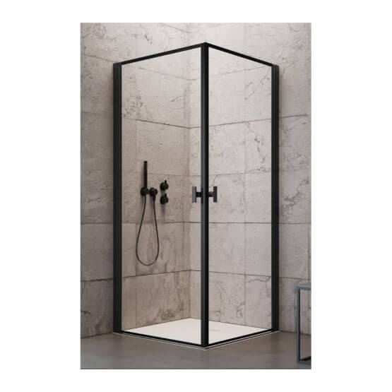 Kabina Nes 8 KDD I Czarna 80 Część Lewa Frame 10071080-54-56L Radaway