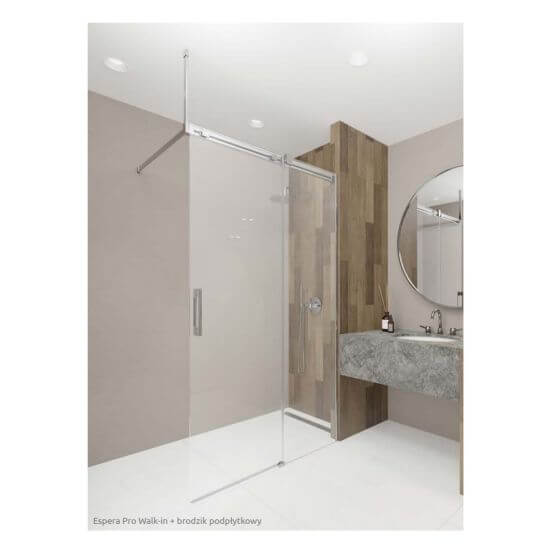 Kabina Prysznicowa 100 Prawa Walk-In Espera Pro 10090100-01-01R+10094100-01-01R Radaway