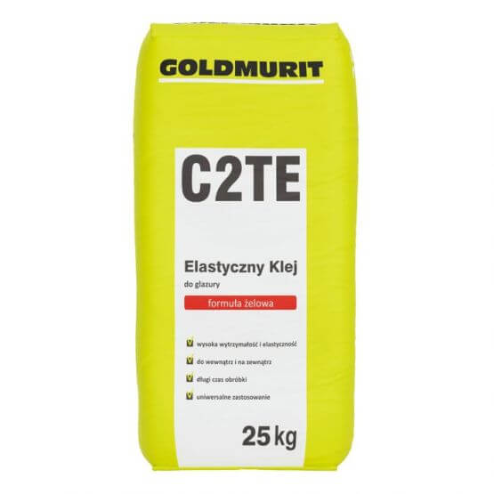 Klej Żelowy Elastyczny Do Glazury C2TE 25kg Goldmurit