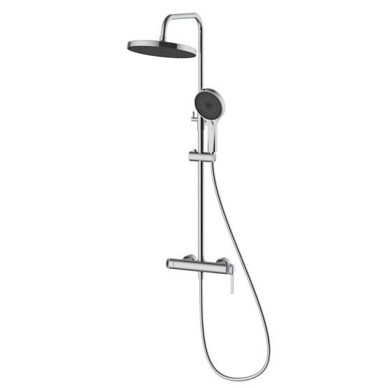 Kolumna Natryskowa Z Baterią Prysznicową Dwufunkcyjną Aurevo Chrom ADAU621121 Avapax