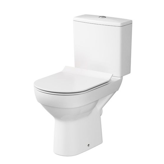 Kompakt WC Z Deską Wolnoopadającą City Biały K35-037 Cersanit