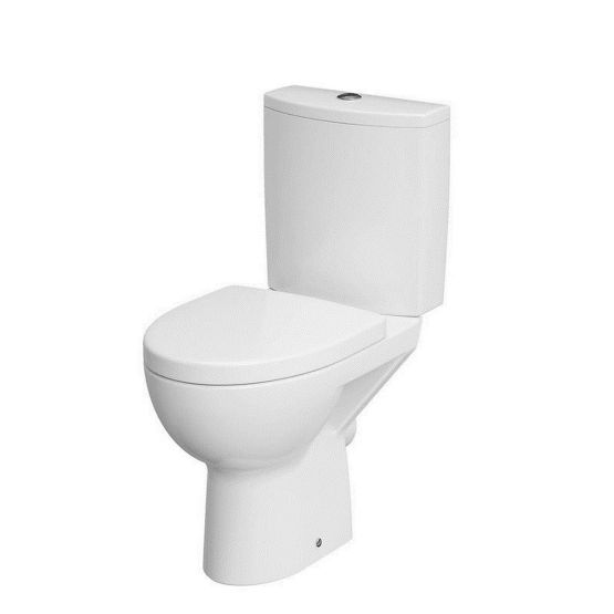 Kompakt WC Z Deską Wolnoopadającą Parva Biały K27-063 Cersanit