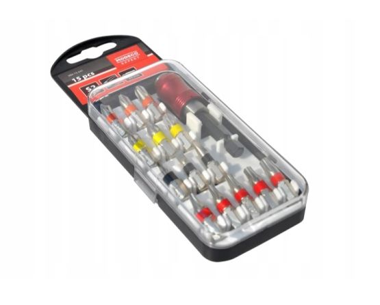 Komplet Grotów/Bitów, 15 szt., 25mm Adapter MN-15-541 Modeco