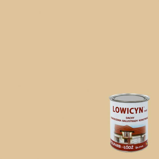 Farba Lowicyn Kość Słoniowa 5L Polifarb Łódź