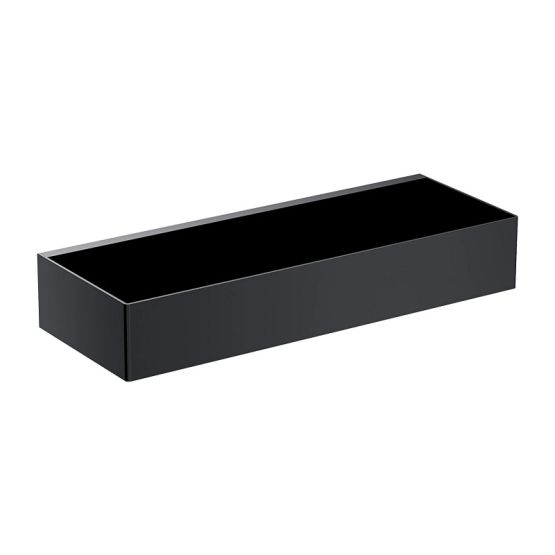 Koszyk Prysznicowy 30x5x11cm Uni Czarny Mat UN10335BL Omnires