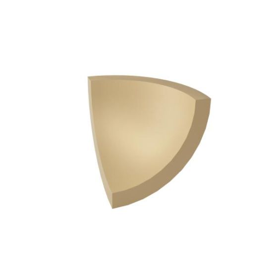 Kształtka Gamma D Beżowy Mat 3x3 Paradyż