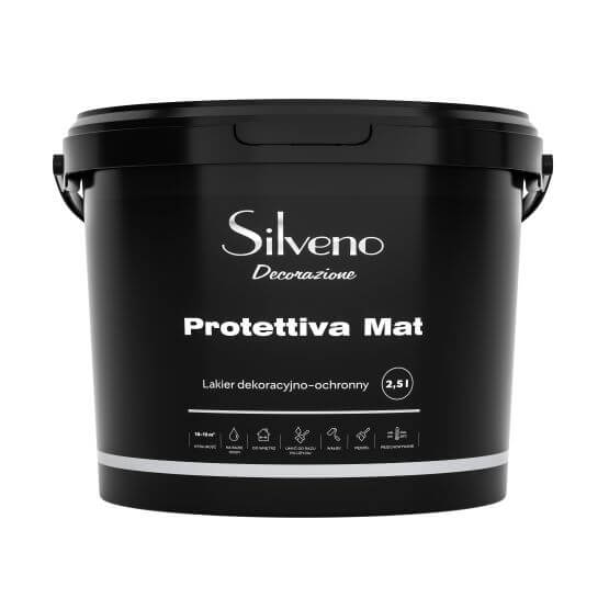 Lakier Dekoracyjny Protettiva 2.5L Mat Silveno