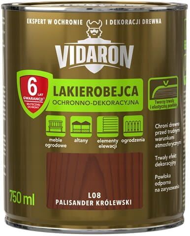 Lakierobejca Ochronno-Dekoracyjna Palisander Królewski 0,75L Vidaron