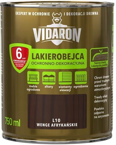 Lakierobejca Ochronno-Dekoracyjna Wenge Afrykańskie 0,75L Vidaron
