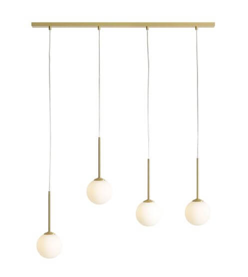 Lampa Wisząca Bosso 4 Brass 1087L40 Aldex