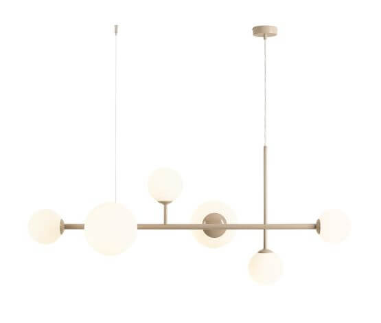 Lampa Wisząca Dione 6 Beige 1092K17 Aldex