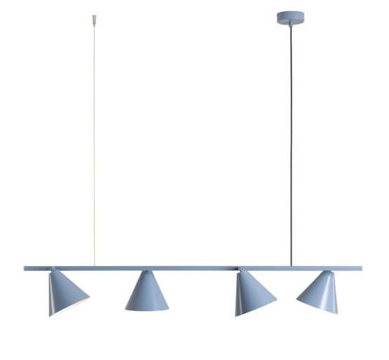 Lampa Wisząca Form 4 Dusty Blue 1108L16 Aldex