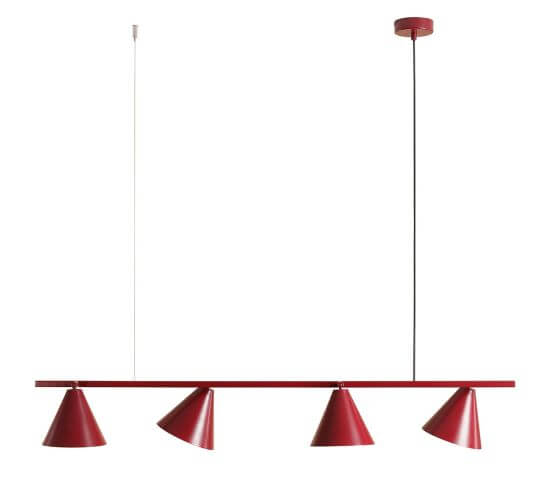 Lampa Wisząca Form 4 Red Wine  1108L15 Aldex