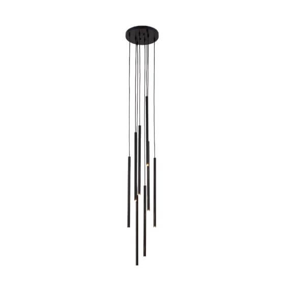 Lampa wisząca Kosame 8 - Czarna 7856 Antigo