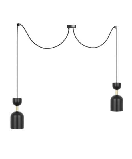Lampa Wisząca Supuru 2 Czarny SUM232P2 Ummo