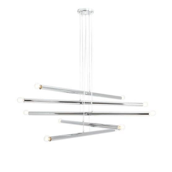 Lampa Wisząca Tubo 10 Chrome 1072M4 Aldex