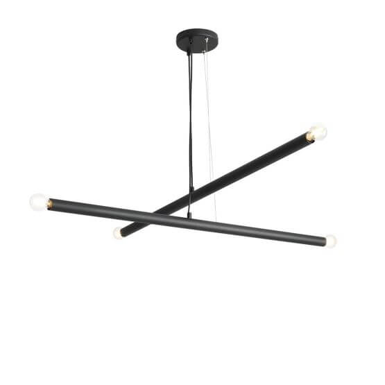 Lampa Wisząca Tubo 4 Black 1072L1 Aldex