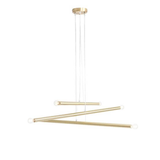 Lampa Wisząca Tubo 6 Brass 1072K40 Aldex