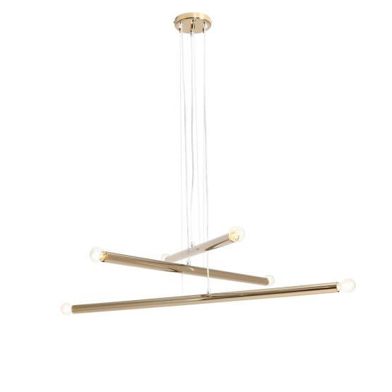 Lampa Wisząca Tubo 6 Gold 1072K30 Aldex