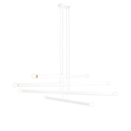 Lampa Wisząca Tubo 8 White 1072P Aldex