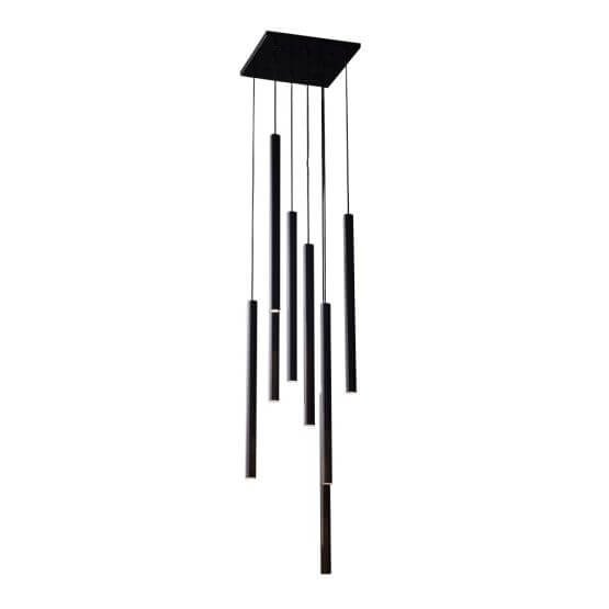 Lampa wisząca Yabu 8 - Czarna 5530 Antigo